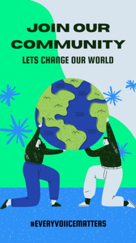 Colorful Illustration Earth Hour Instagram Story