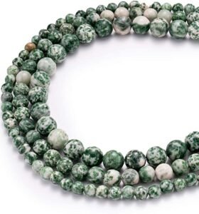 BEADIA Natural African Jade Stone Round Loose Semi Gemstone Beads for Jewelry Making 10MM 38PCS
