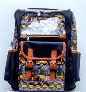 Backpack- Customized Handmade with African Design